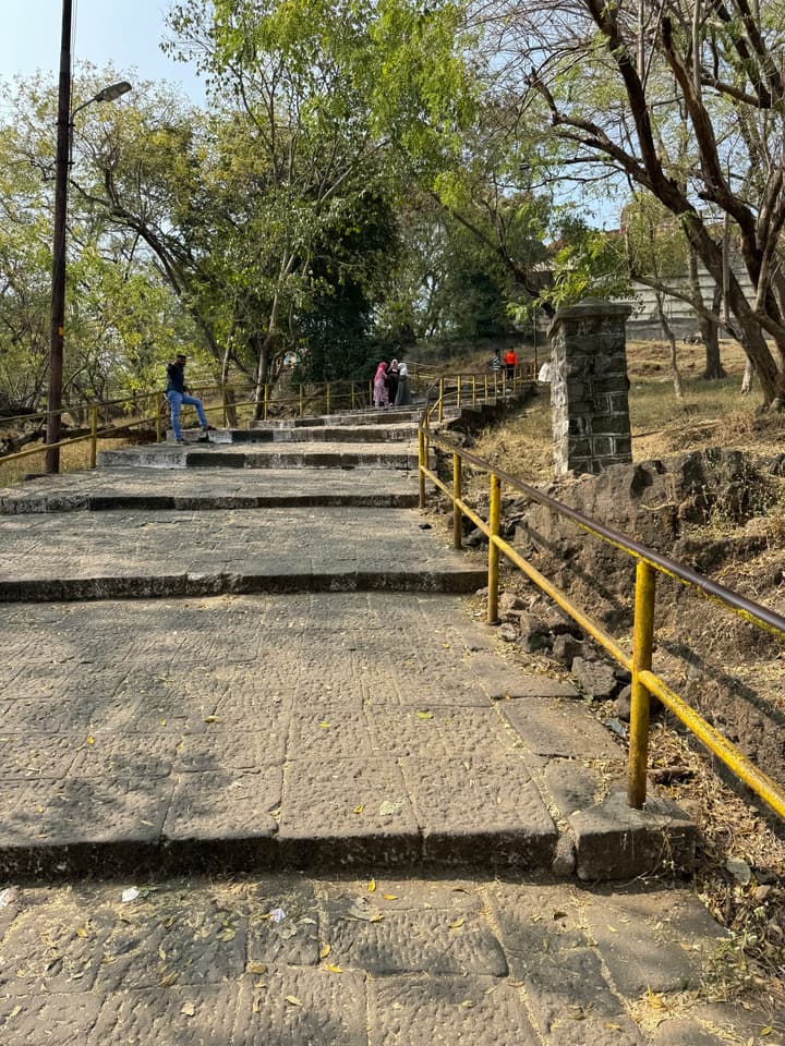 Steps to a museum