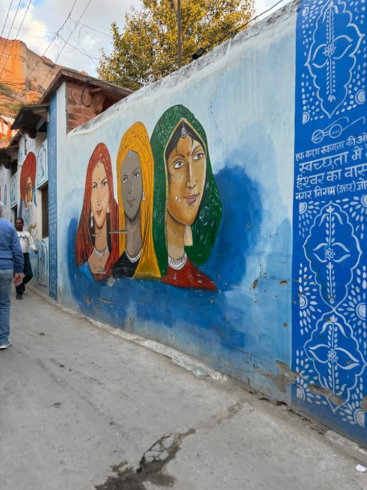 Lots of wall painting