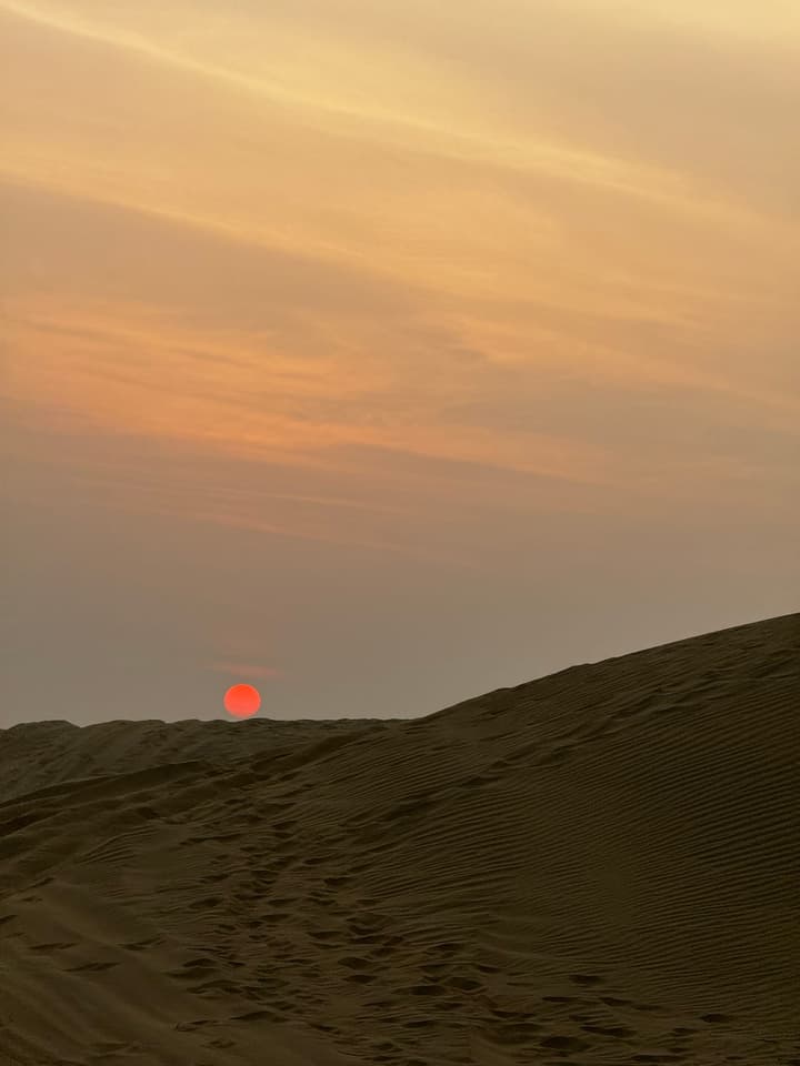 Desert sunrise