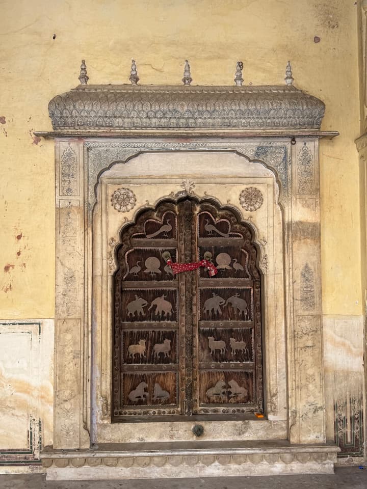 A sealed door