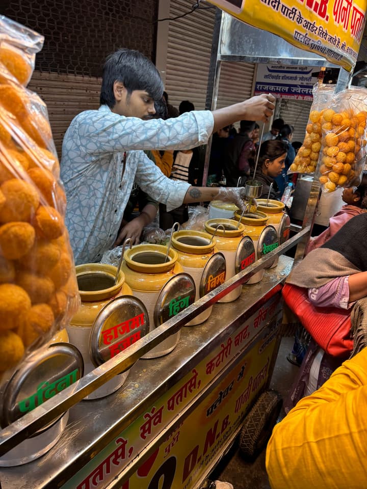 Variety paani puri