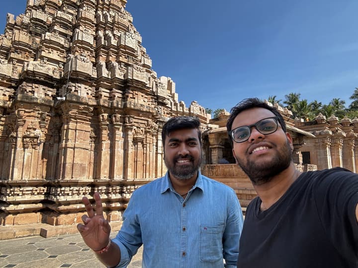 With Pradeep