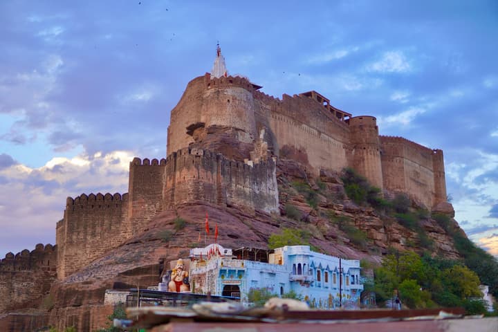 Jodhpur palace rear view