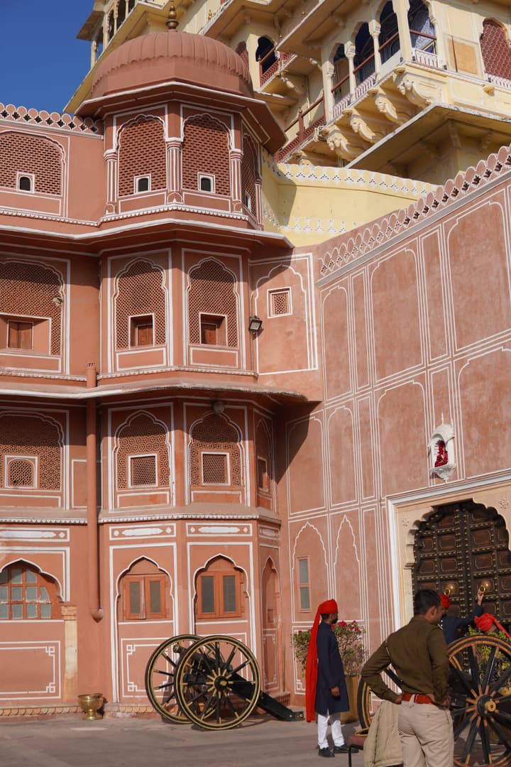 From inside the Palace
